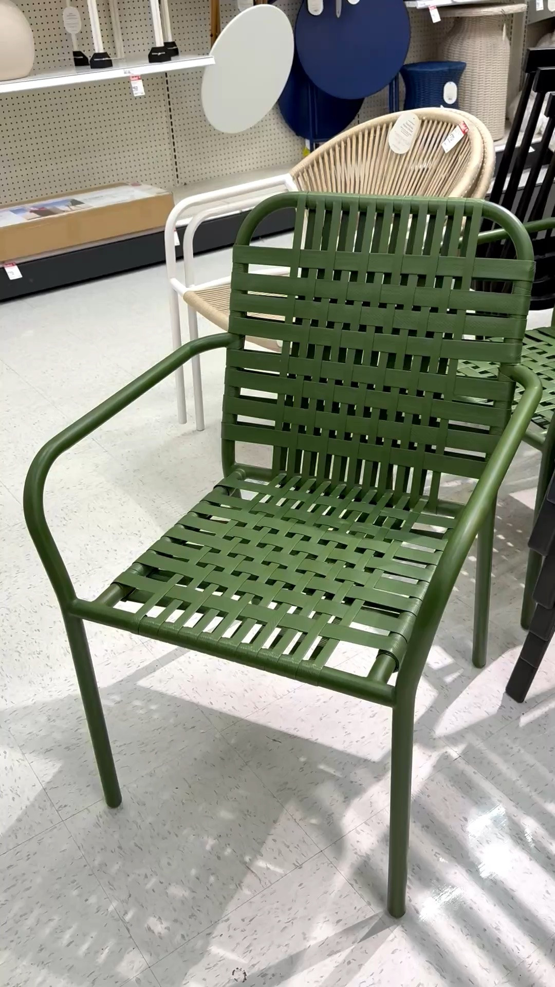 Warmer weather is here…which means we need to start thinking about our outdoor spaces. ☀️

These green outdoor stacking chairs are so comfy and pretty. They have a modern look, metal frame, fixed arms, and a woven seat and backrest. Perfect for extra patio or deck seating, and as dining table chairs too!

#outdoorseating #stackingchair #outdoorchair #blackchair #target #openweavechair #patioseating #patiofurniture #deckseating #diningarmchair #balconyseating #balconychair

#LTKSeasonal #LTKHome