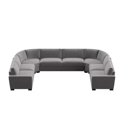 Michaella 161.71" Wide Symmetrical Modular Corner Sectional | Wayfair North America