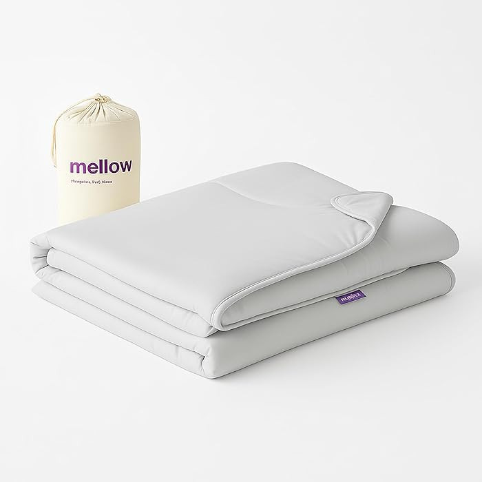 Mellow Cloud Cold Cooling Comforter for Hot Sleepers — Dual-Sided Arctic Silk & CloudKnit, Ligh... | Amazon (US)