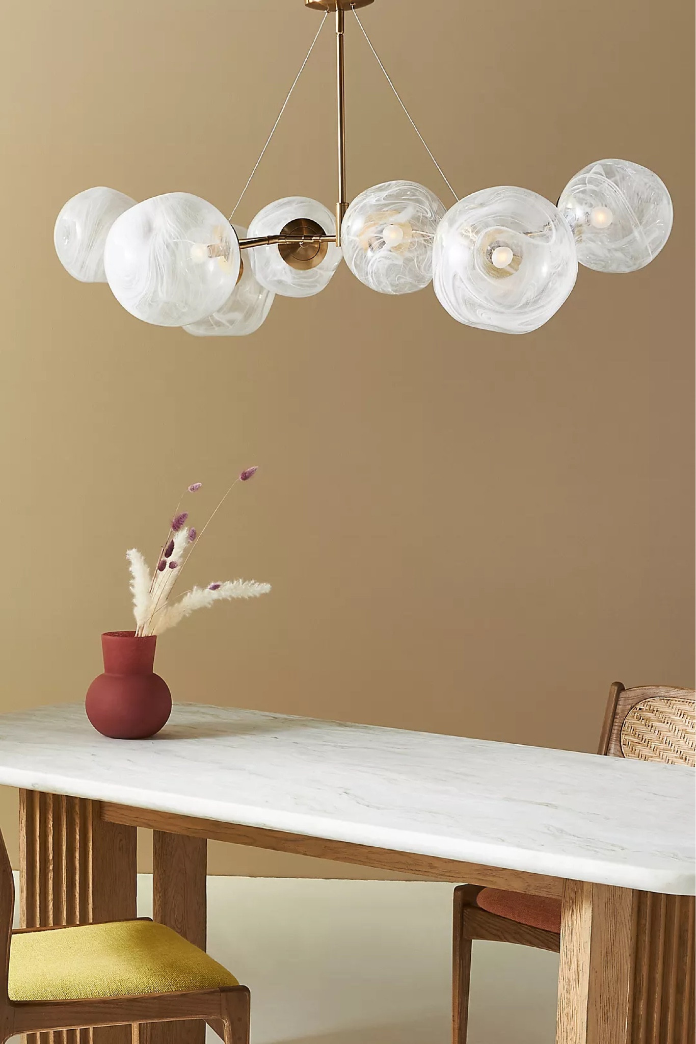 Orb chandelier 
Glass chandelier 

#LTKhome