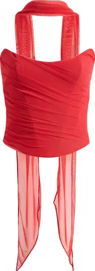 HOUSE OF CB Hallie Corset Top & Scarf | Nordstrom | Nordstrom