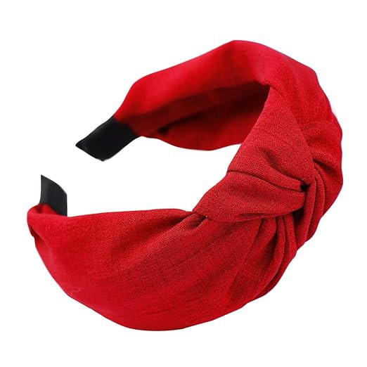 Lucoo Womens Headband Bow Knot Hairband Wrap Turban Hair Band Head Warp Hair Band Wide Elastic He... | Amazon (US)