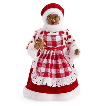 North Pole Trading Co. 12in Mrs Claus African American Christmas Santa Figurine | JCPenney