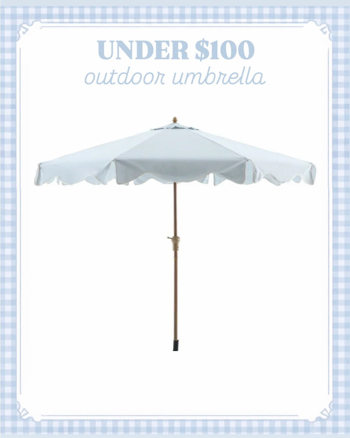 Affordable outdoor umbrella 💙 blue  umbrella patio umbrella patio furniture outdoor furniture deals 