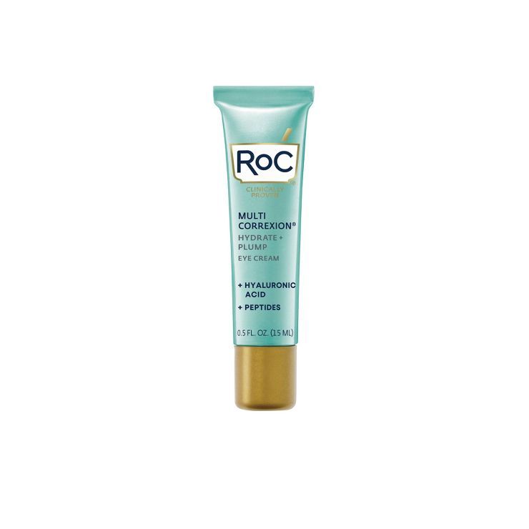RoC Multi Correxion Hydrate + Plump Eye Cream with Hyaluronic Acid - 0.5oz | Target