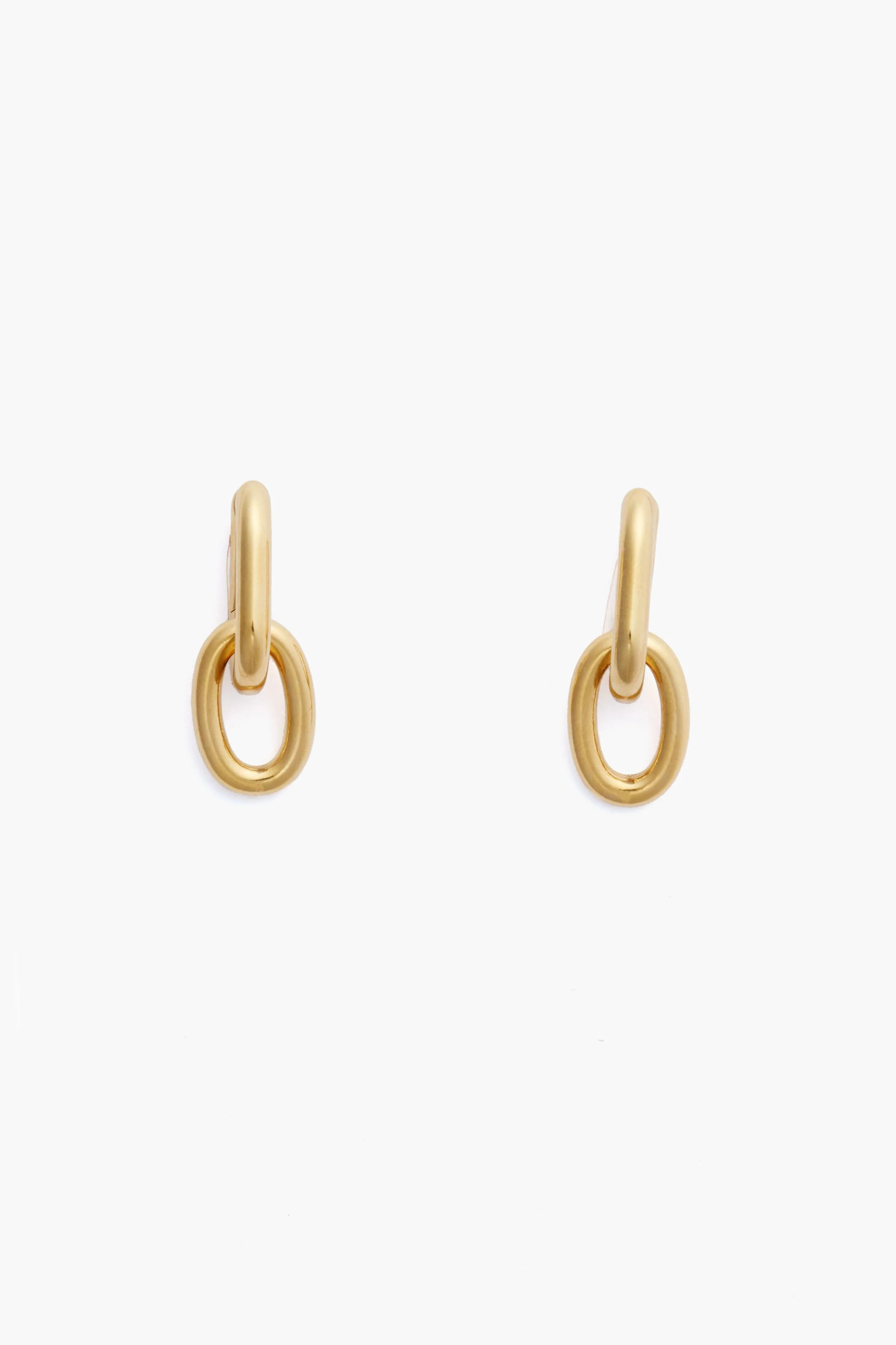 Gold Pia Double Hoops | Tuckernuck (US)