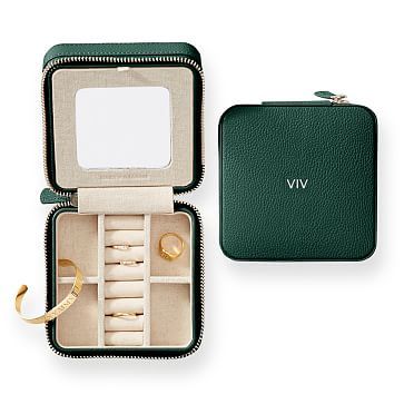 Small Travel Jewelry Case, Foil Debossed | Mark and Graham | Mark and Graham