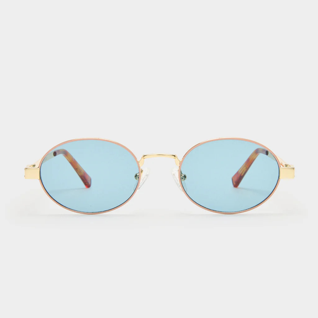 POSEIDON DEUX | GOLD TEAL TINT | Le Specs UK