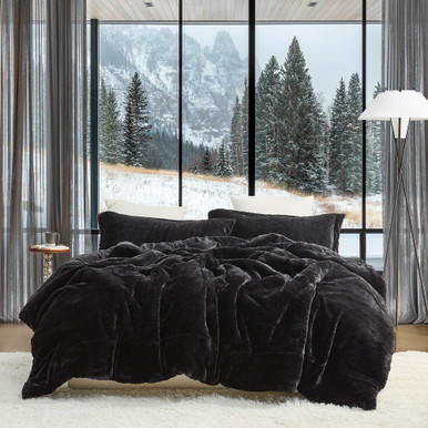 You Deserve It - Coma Inducer® Oversized Comforter Set - Black | Coma Inducer