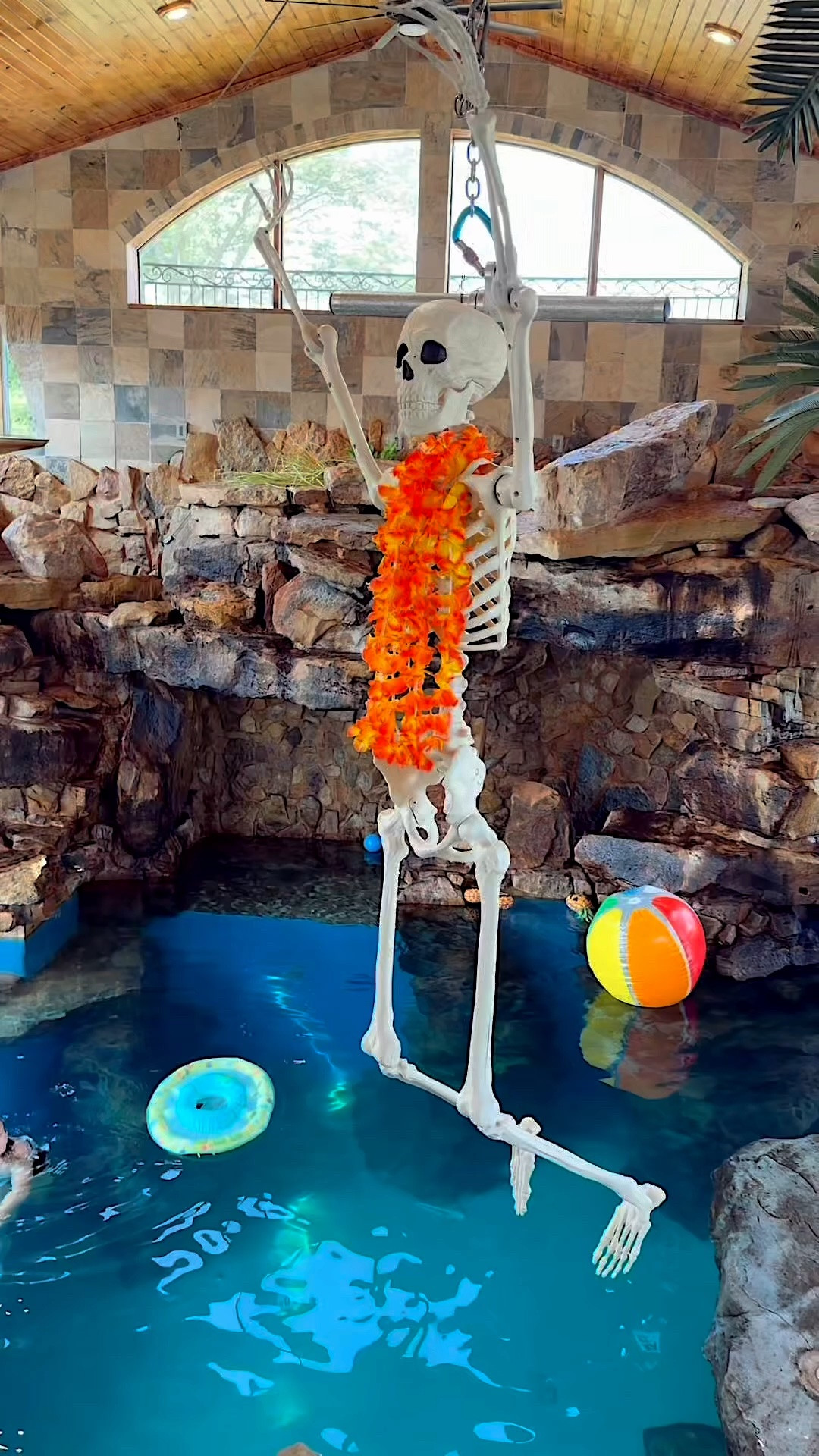 He asked for a pool party… and somehow ended up on a forbidden island. 🌴💀 
#OTCPartner

Welcome to Jadon’s Forbidden Island — where the skeletons came to the luau, the tiki torches were lit, and the pool party got a seriously spooky upgrade. 🔥🌺☠️

I pulled together all the tropical + creepy details with @orientaltrading, and I’m honestly obsessed with how it came together. From the hanging skeletons and tiki hut to the little details on the dessert table, it was giving haunted island vacation… exactly what I was going for. 

And yes, the teenagers actually LOVED it!

Use offer code YAY for free shipping on orders $25+

One epic pool party. One forbidden island. A lot of tropical fun.

Would you dare to enter?

#OrientalTradingCompany #SpookyLuau #ForbiddenIsland #TikiParty
