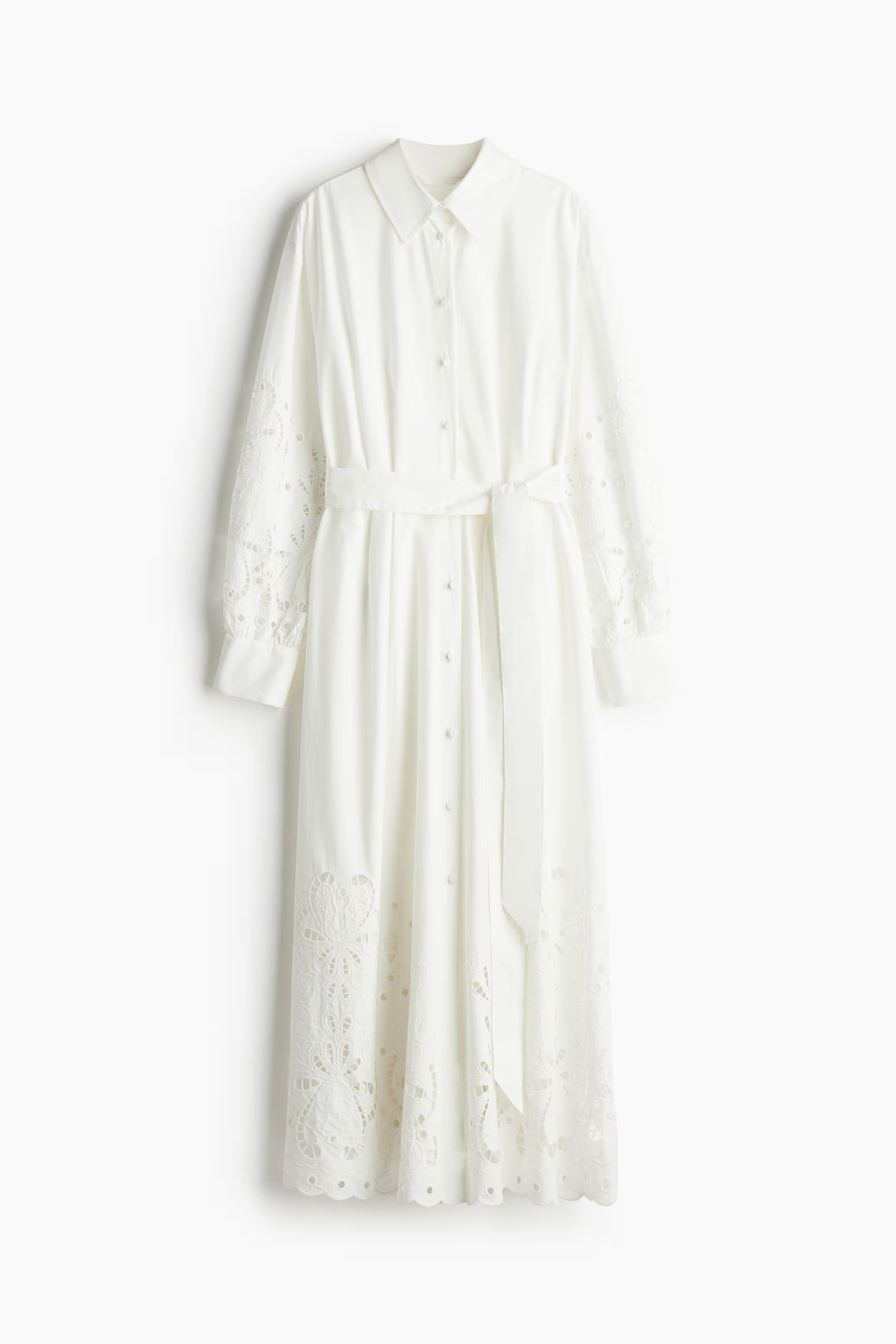 Broderie anglaise shirt dress | H&M (UK, MY, IN, SG, PH, TW, HK)