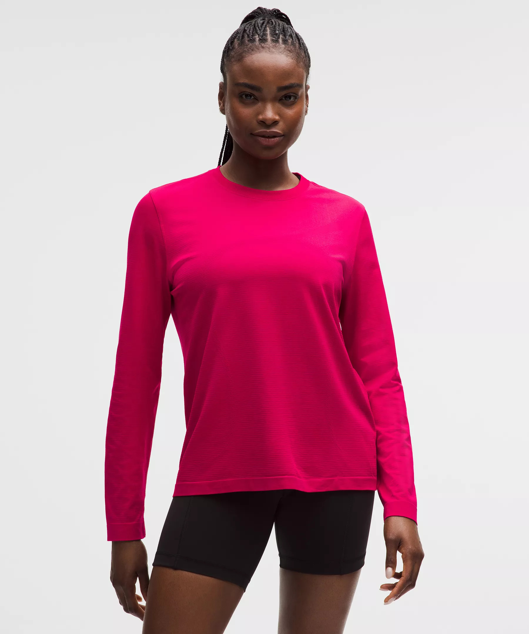 Swiftly Relaxed Long-Sleeve Shirt Hip Length *Updated Fit | Women's Long Sleeve Shirts | lululemo... | Lululemon (US)
