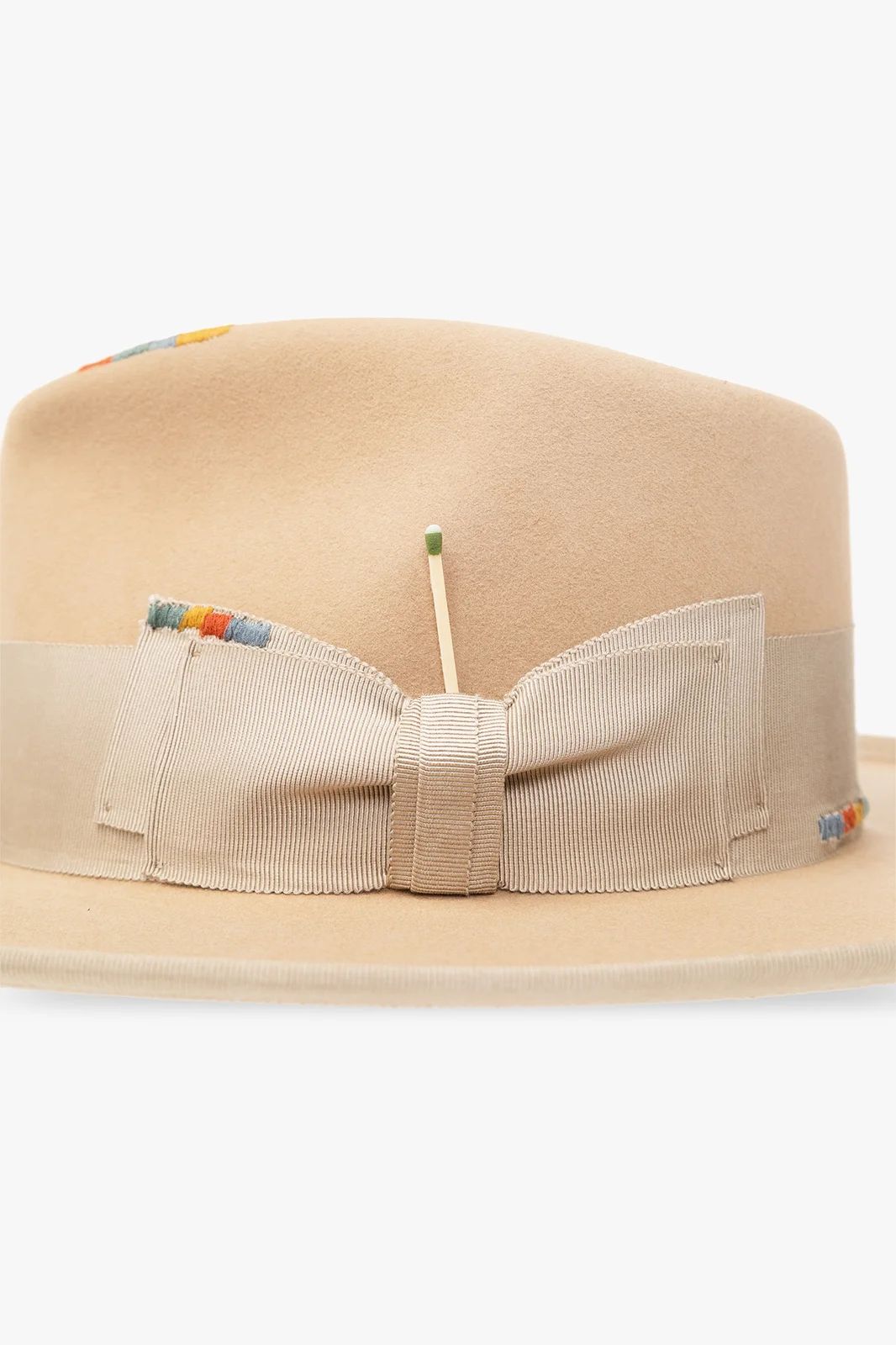 Nick Fouquet Bow Embellished 676 Fedora Hat | Cettire Global
