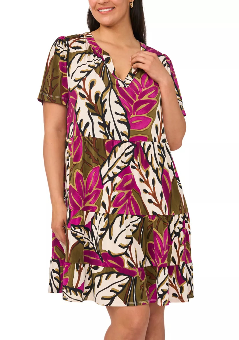 Plus Size Babydoll Tiered Dress | Belk