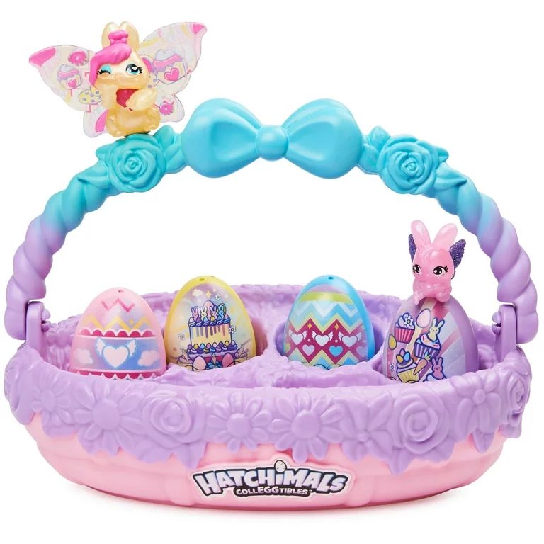 Hatchimals CollEGGtibles, Family Spring Toy Basket with 6 Bunny Characters, Kids Toys for Girls A... | Walmart (US)
