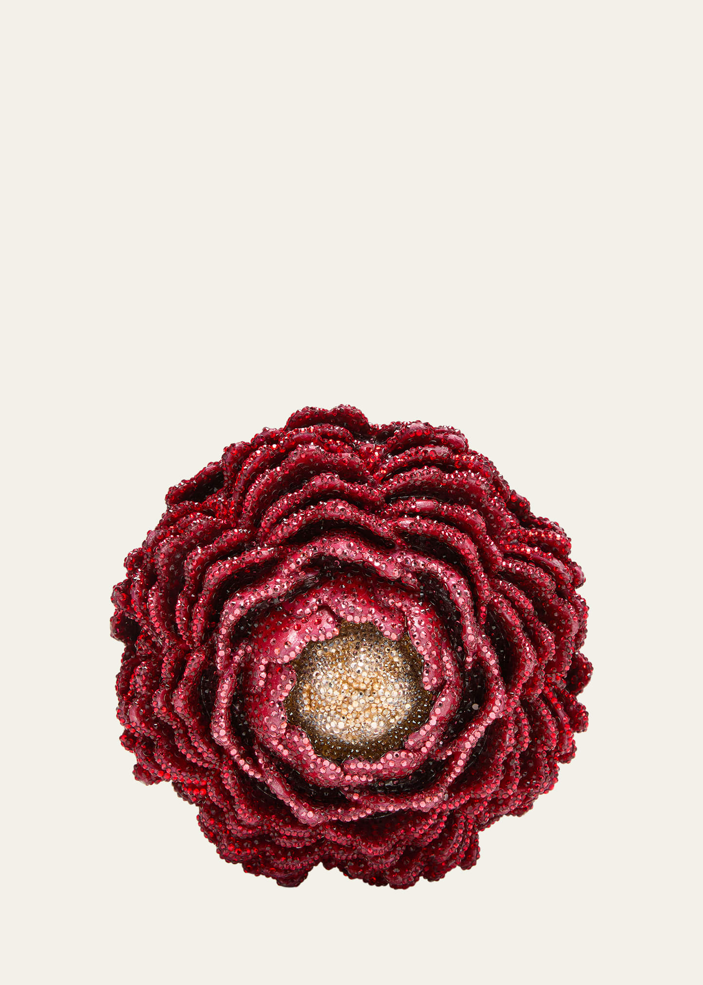 Peony Flame Crystal Clutch Bag | Bergdorf Goodman