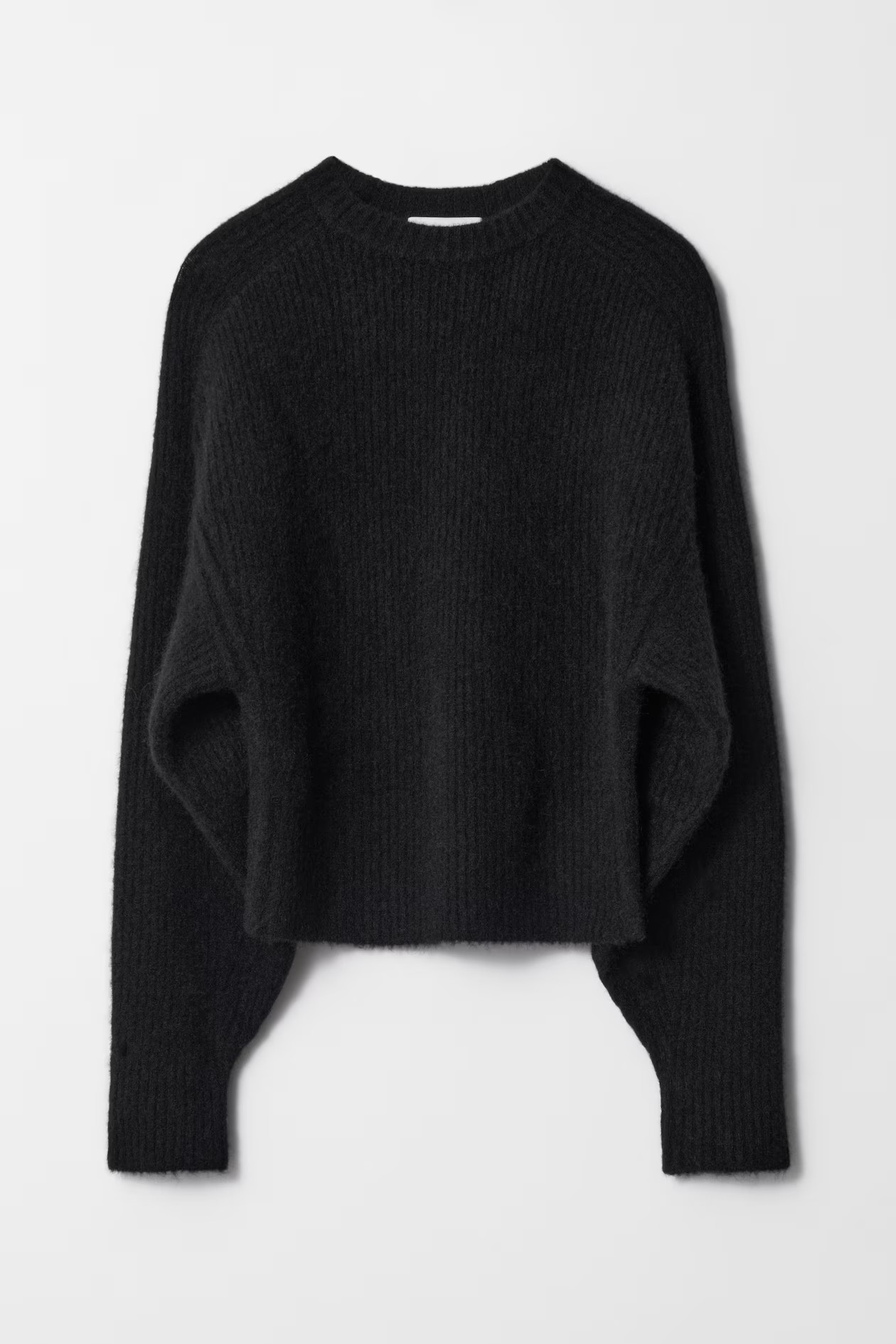 Ribbed-Knit Mock-Neck Jumper | H&M (UK, MY, IN, SG, PH, TW, HK)