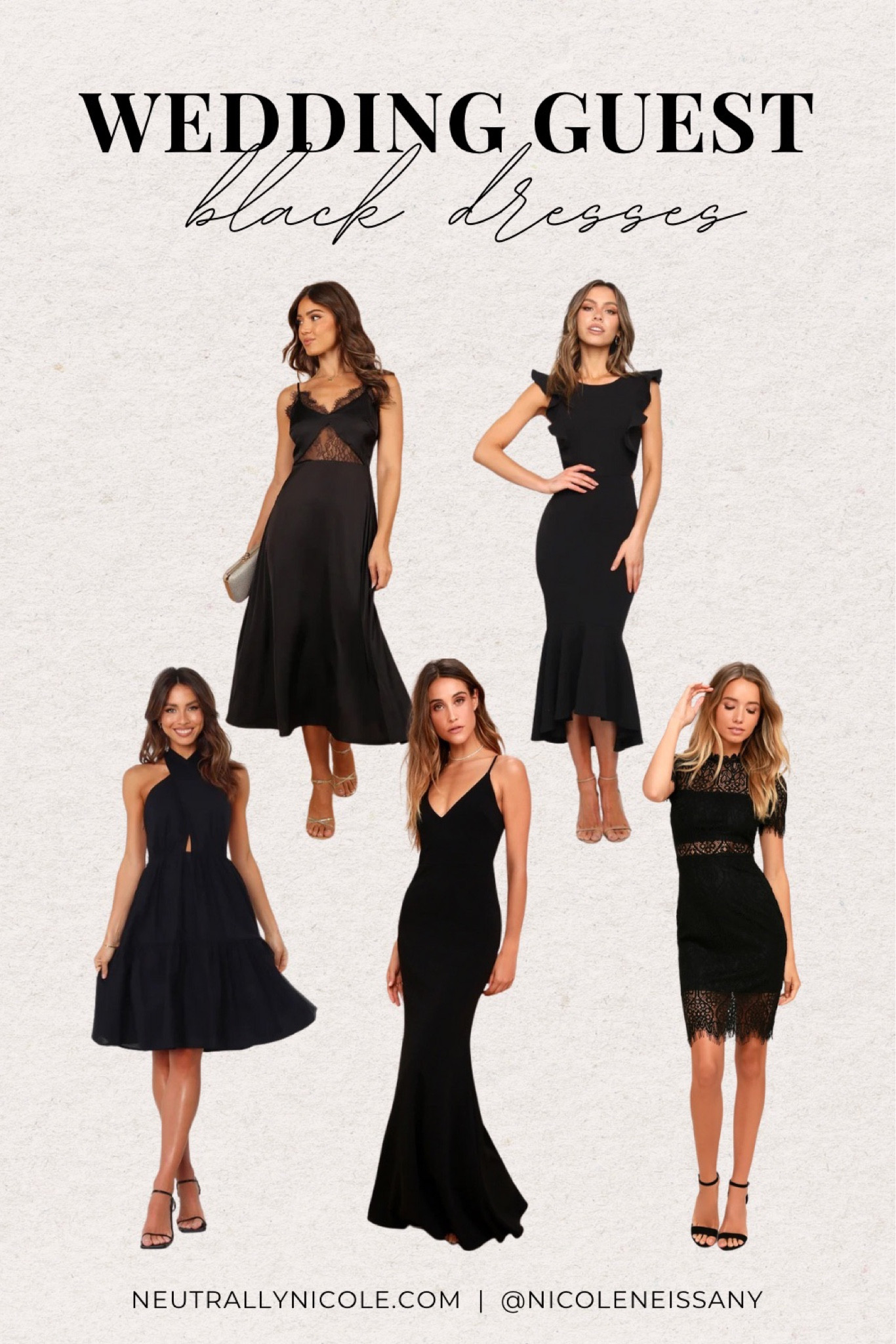 Black dresses for weddings — also perfect for date night, events, & parties!

// black dress, black wedding guest dress, black fall wedding guest dresses, black tie, fall wedding guest dress, wedding guest dress, wedding guest dresses, cocktail dress, event dress, party dress, date night dress, LBD, little black dress, little black dresses, fall dress, fall dresses, fall outfit, fall outfits, mini dress, midi dress, maxi dress, neutral style, wedding guest, wedding, fall wedding, wedding guest dress formal, Petal and Pup, Lulus, Revolve, Hello Molly, ShowPo (10.25)

#liketkit #LTKparties #LTKfindsunder50 #LTKstyletip #LTKSeasonal #LTKHoliday #LTKsalealert #LTKwedding #LTKfindsunder100