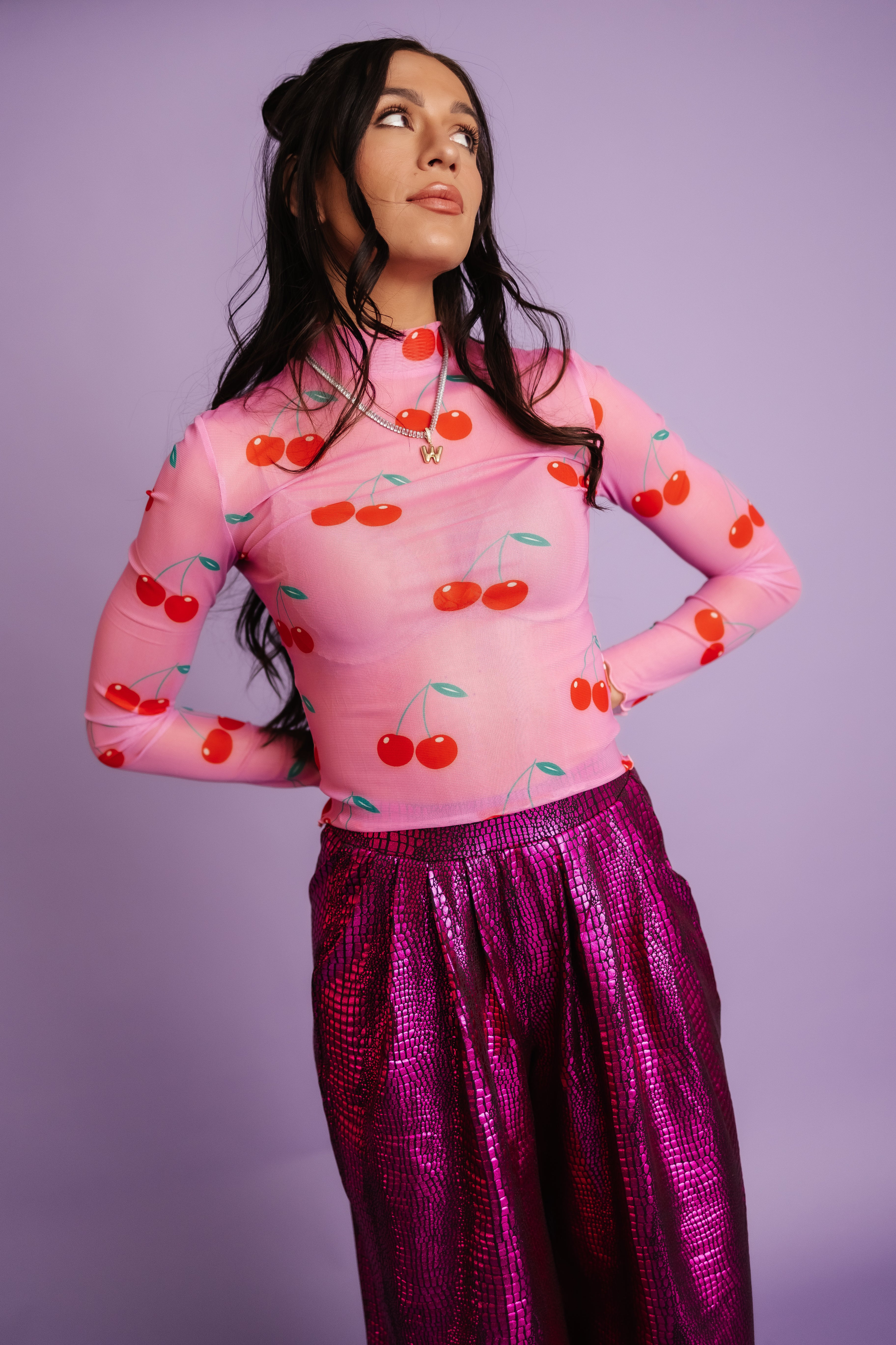 Sweet & Tart Cherry Mesh Top [S-3x] | WKNDchasers