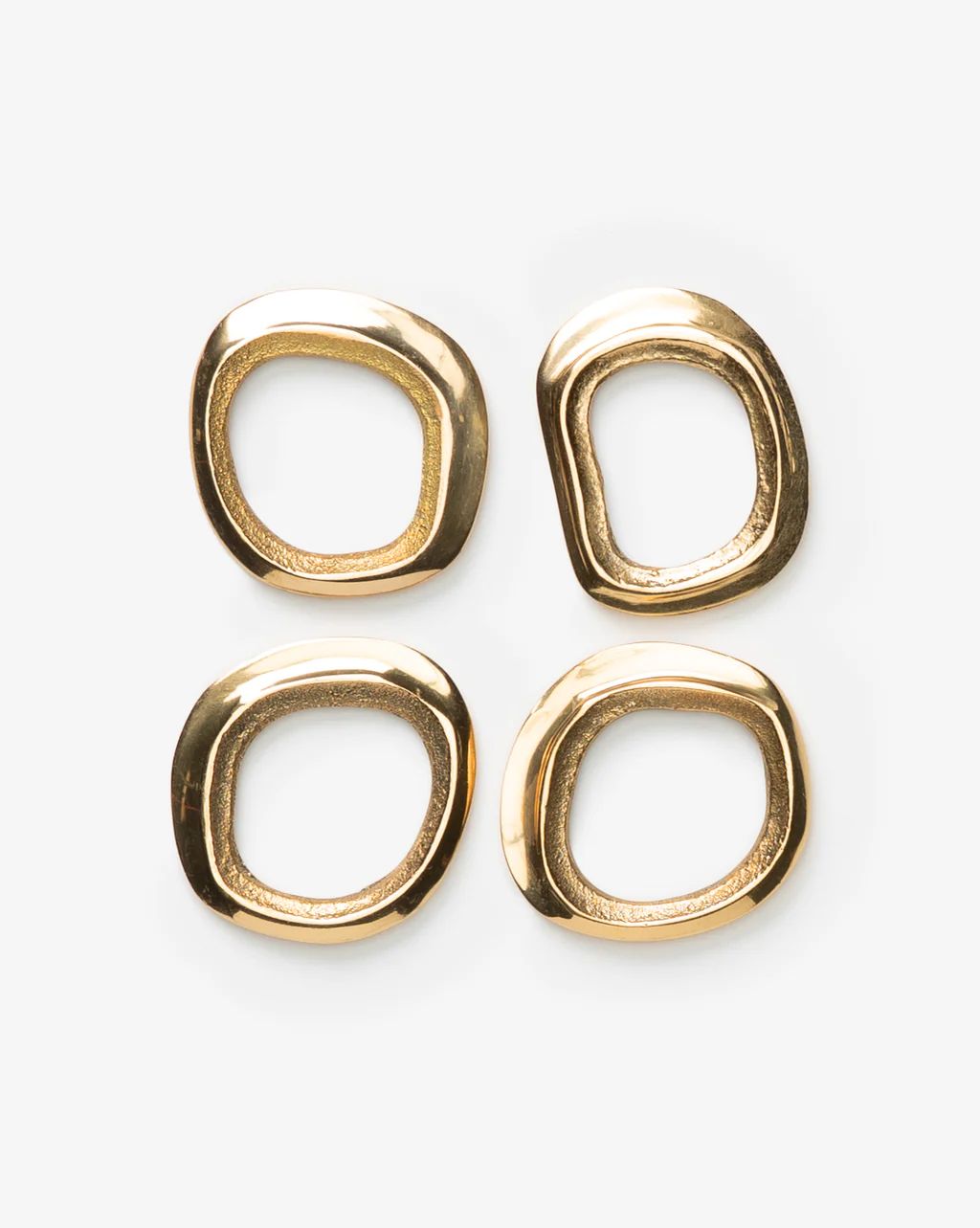 Gilford Brass Napkin Rings (Set of 4) | McGee & Co.