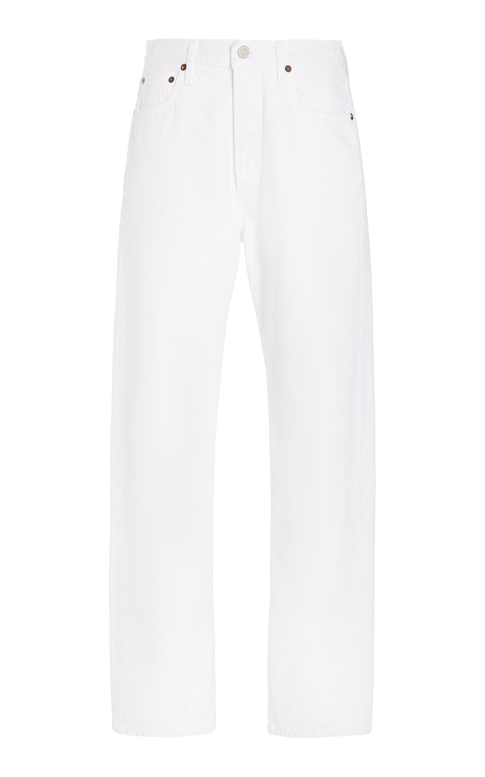 90s Pinch Waist Rigid High-Rise Straight-Leg Jeans | Moda Operandi (Global)