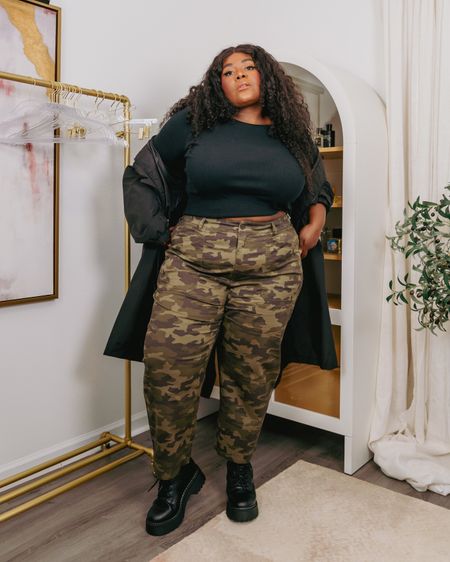 #AD #TargetTueaday @target @targetstyle 

She’s giving construction worker but make it fashion. This head to toe Target look is linked in my LTK. 

Boiler Suit in a 22 - runs large. 
Pants 22
Jacket 3X 

#plussizetargetfinds #plussizefashion #targetnewarrivals 

#LTKsalealert #LTKfindsunder50 #LTKplussize