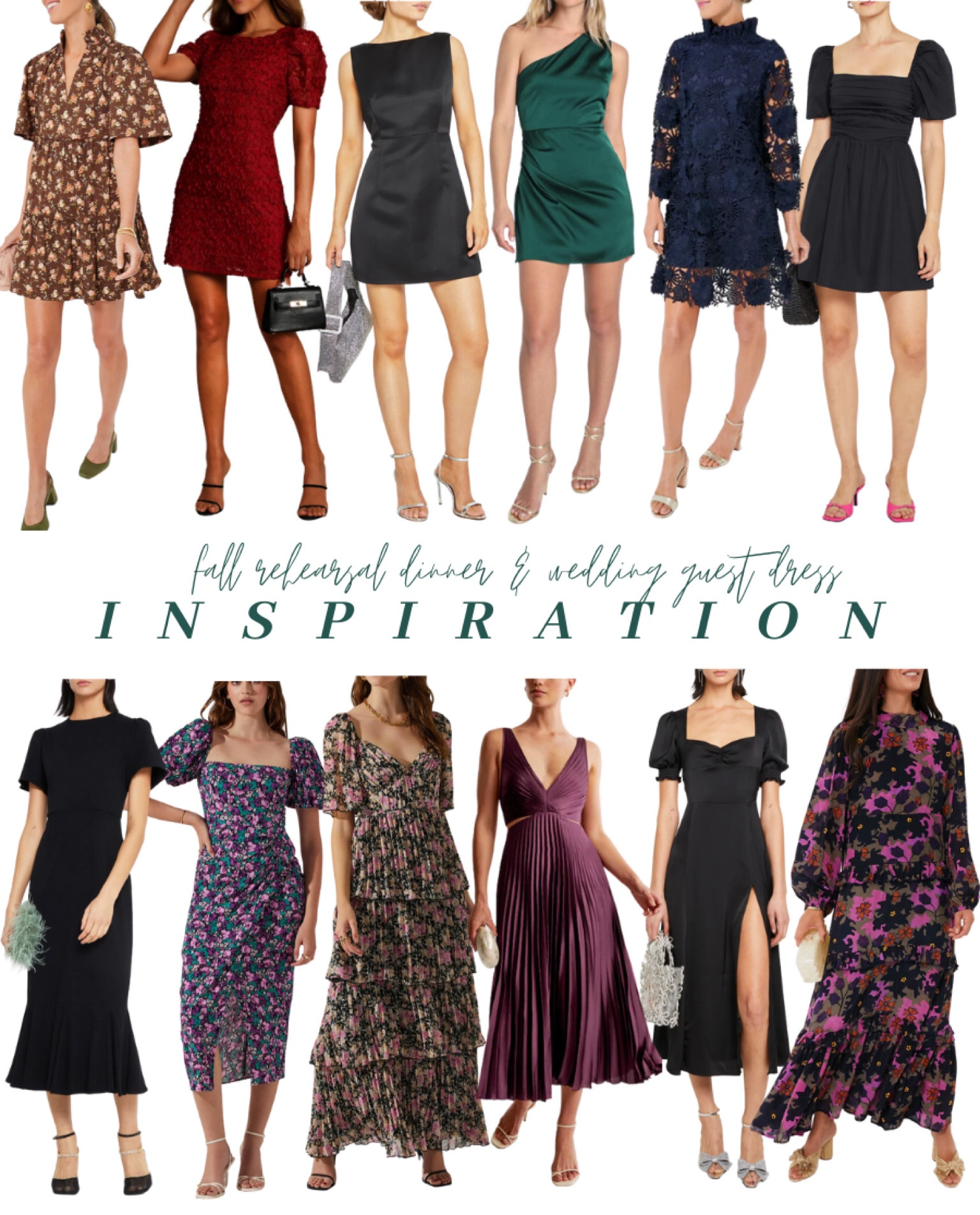 Fall rehearsal dinner guest dresses / fall wedding guest dresses 🍂🤍

#LTKFind #LTKSeasonal #LTKwedding