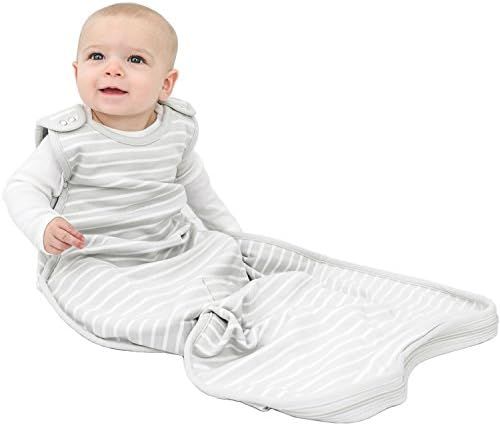 Woolino 4 Season Ultimate Baby Sleep Bag Sack - 2-24 Months Universal Size - Merino Wool - Birch Gra | Amazon (US)