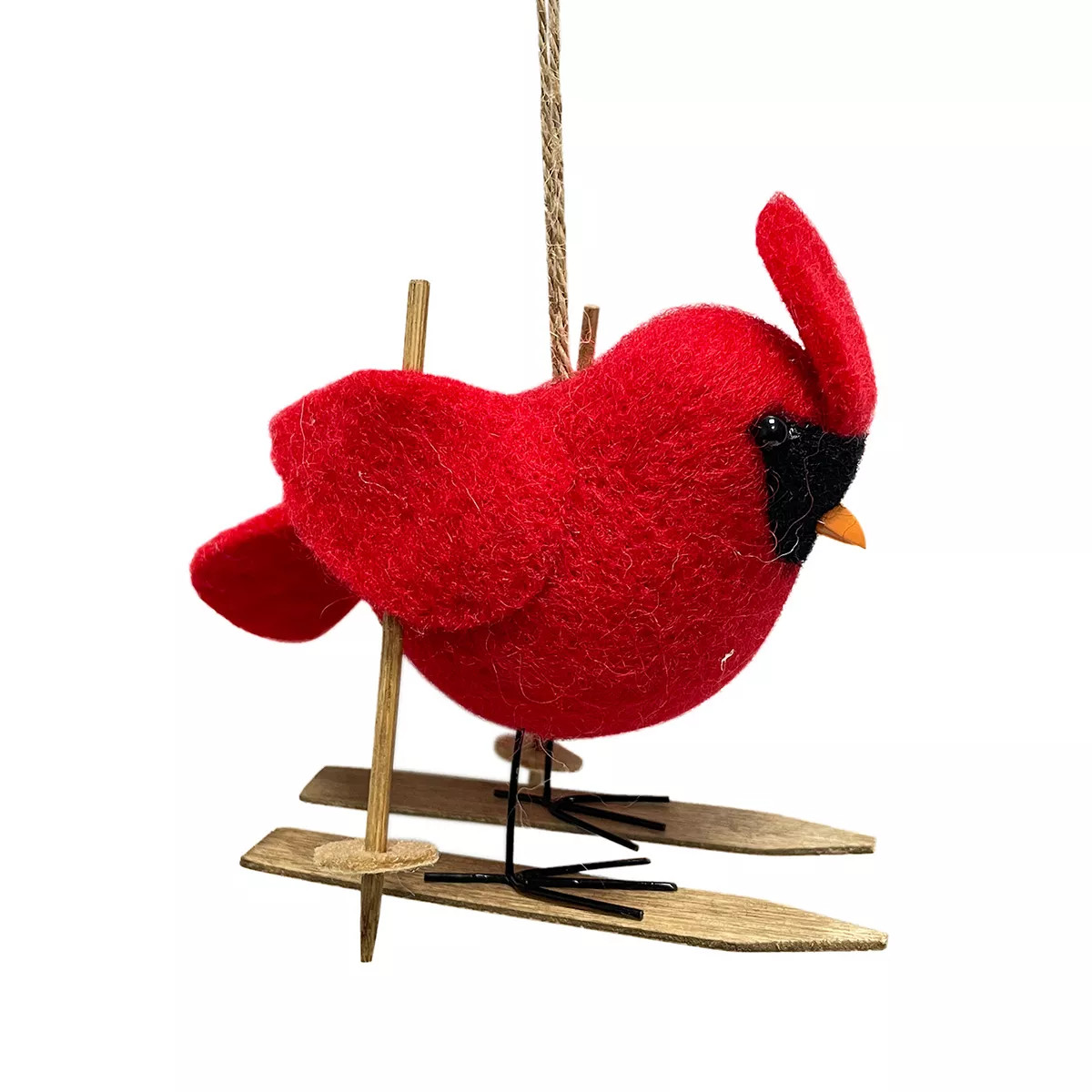 St. Nicholas Square® Red Plush Bird Skiing Christmas Ornament | Kohl's