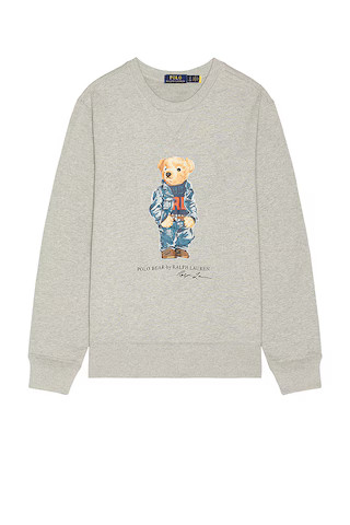 Polo Ralph Lauren Bear Sweatshirt in F24 Andover Heather Bear from Revolve.com | Revolve Clothing (Global)