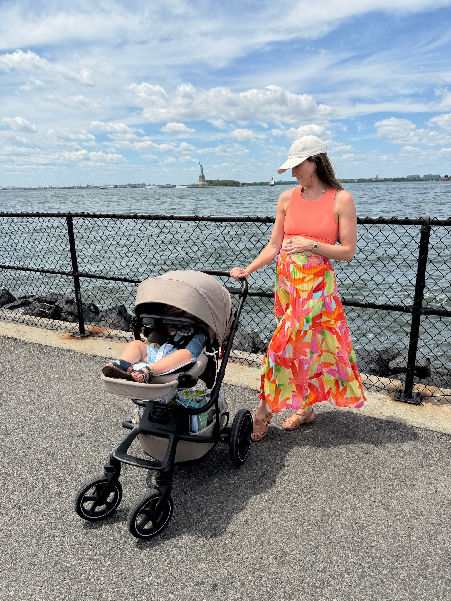 I Love this comfortable and colorful outfit! Most of it isn’t on LTK because I’m doing a lot of clothing renting during pregnancy, but I found some great alternatives!

(Also this Zoe Journey stroller is our favorite and it’s more affordable than the similar styles on the market!)

#LTKBump #LTKBaby #LTKdayinmylife