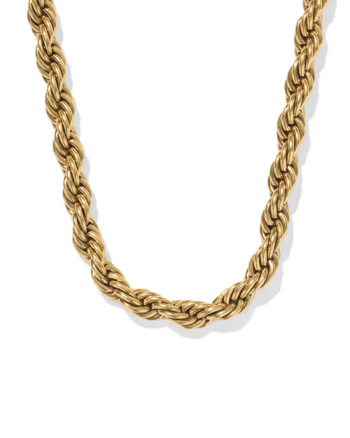Noble Rope Link and Chain Necklace in Vintage Gold | Kendra Scott | Kendra Scott