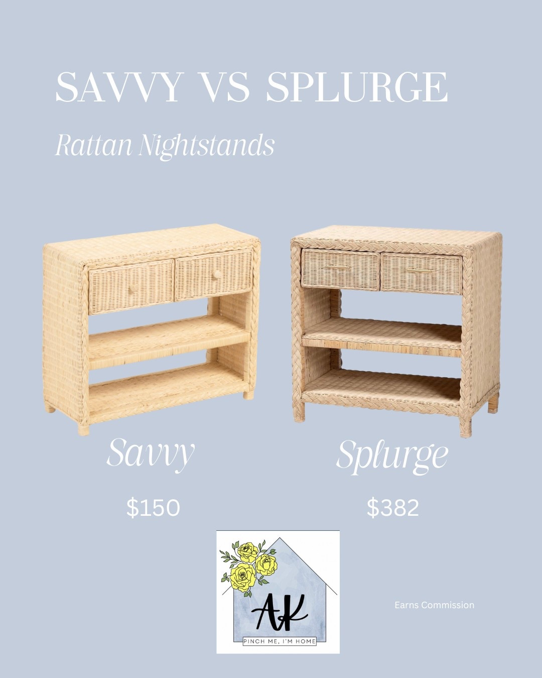 Rattan nightstands 

#LTKHome