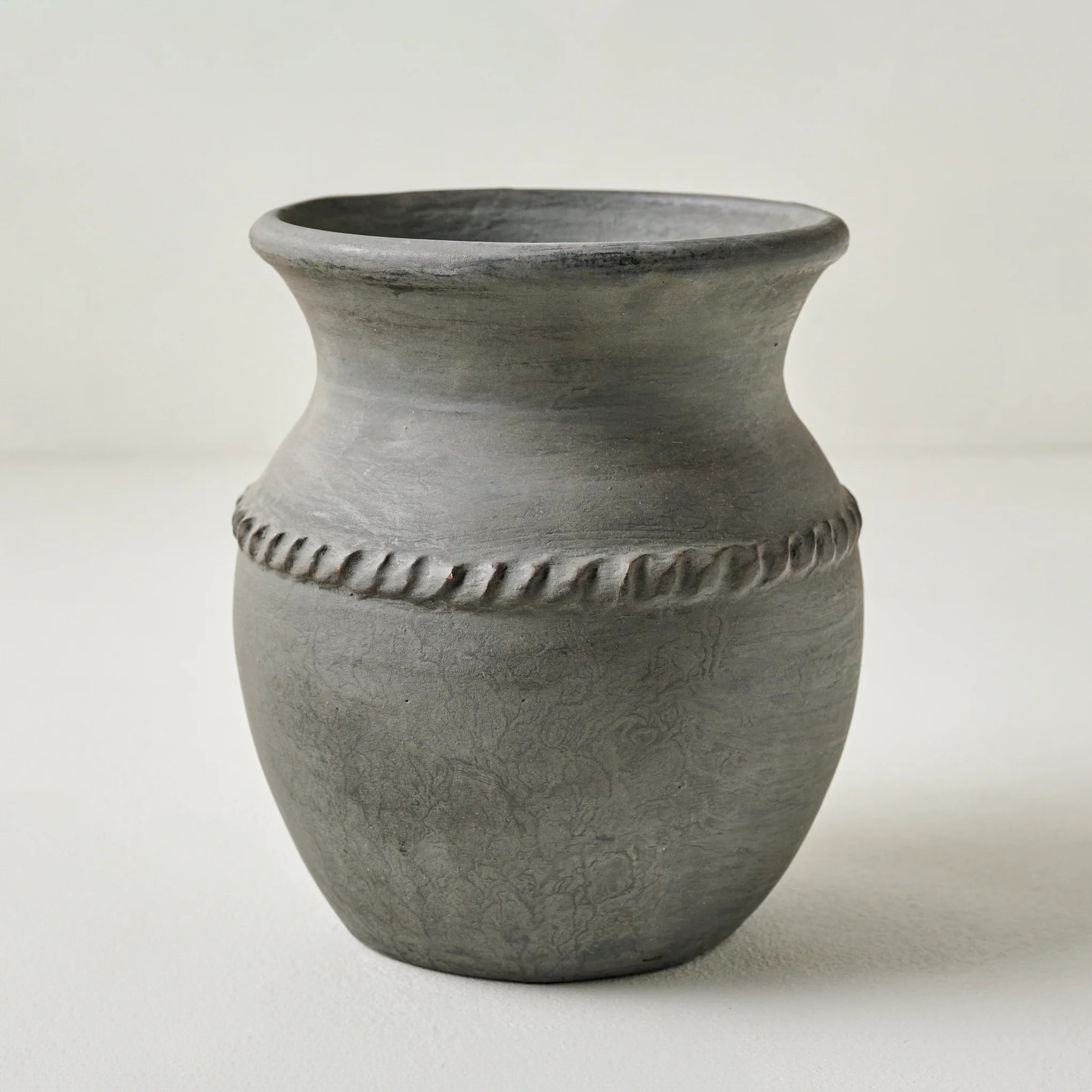 Camila Black Terracotta Vase | Magnolia