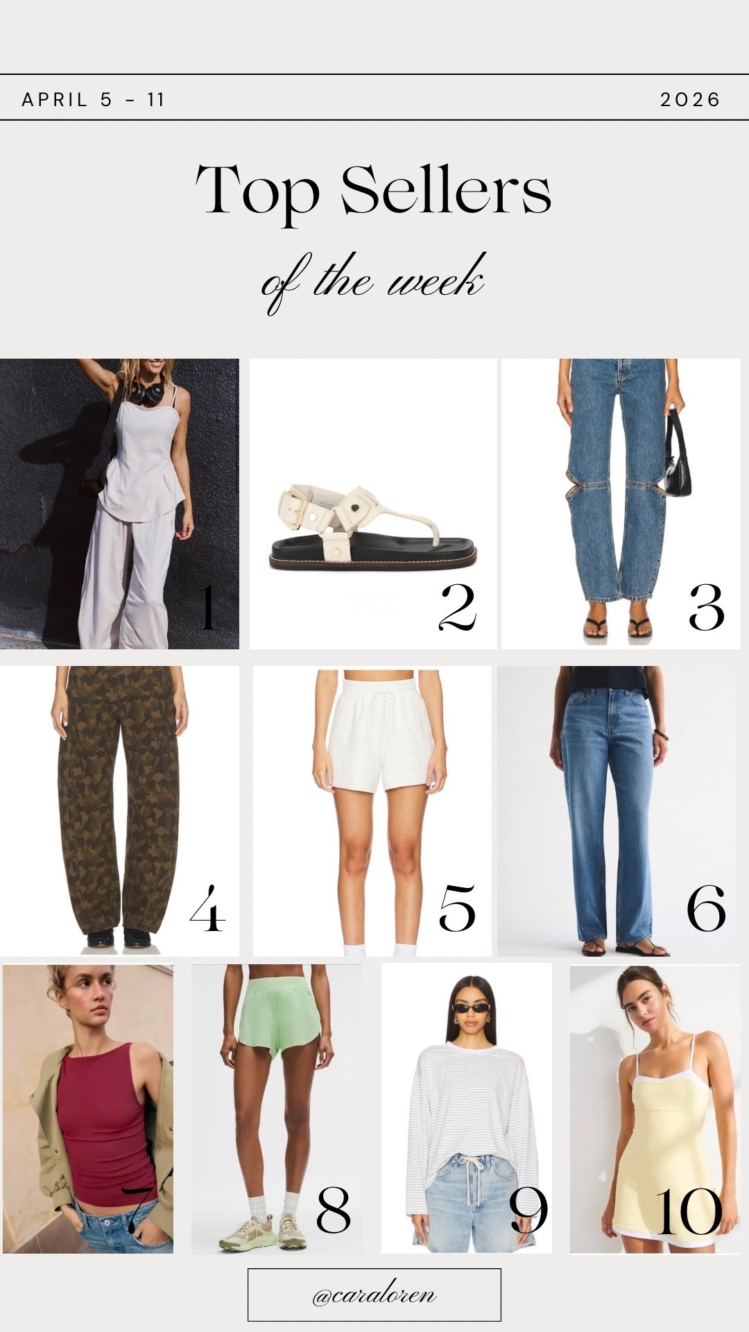 Last week’s best sellers!

#LTKootd