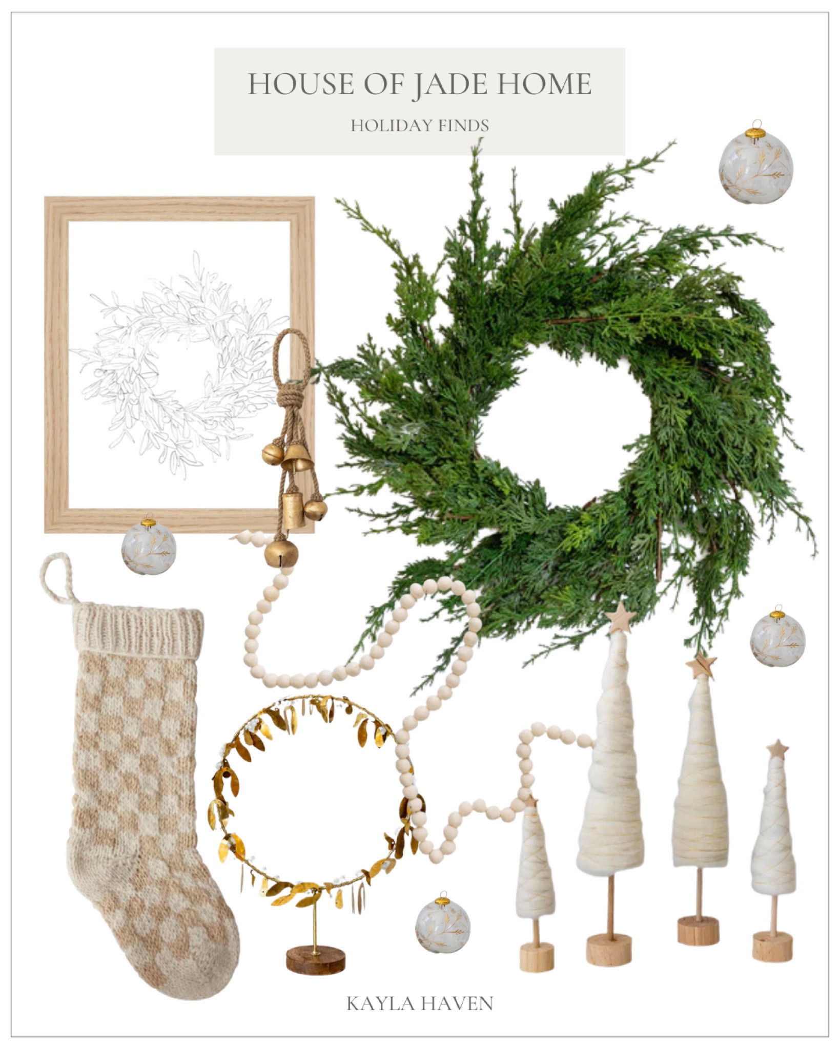 Each year the holiday collection at House of Jade Home is so beautiful! I love all of these stunning Christmas decor home finds, and I love that they’re all so neutral and timeless and could be styled in your home throughout winter too!

#LTKhome #LTKHoliday #LTKstyletip