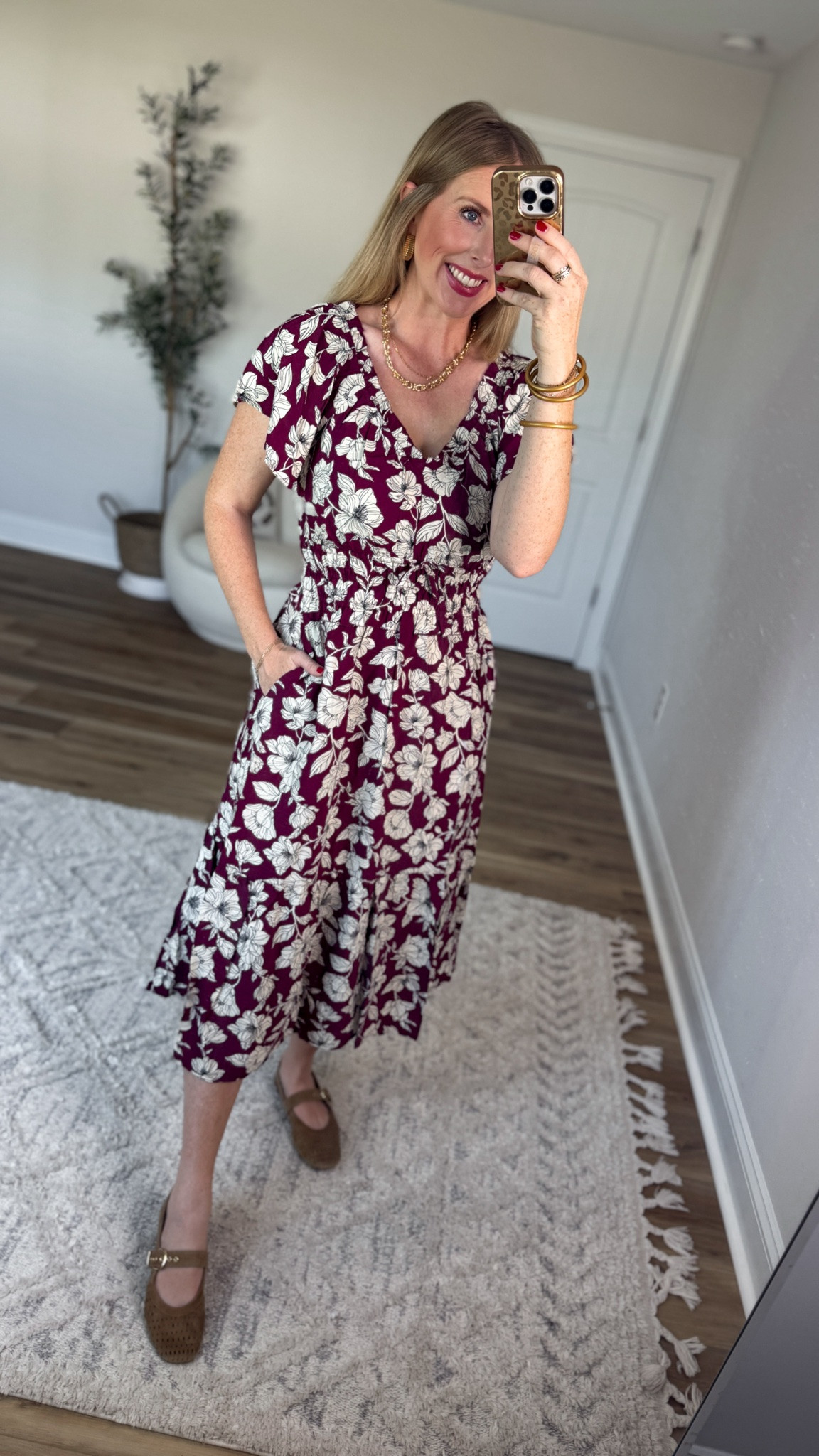 Weekend Walmart Wins try-on
Flutter sleeve midi dress- small

#LTKootd