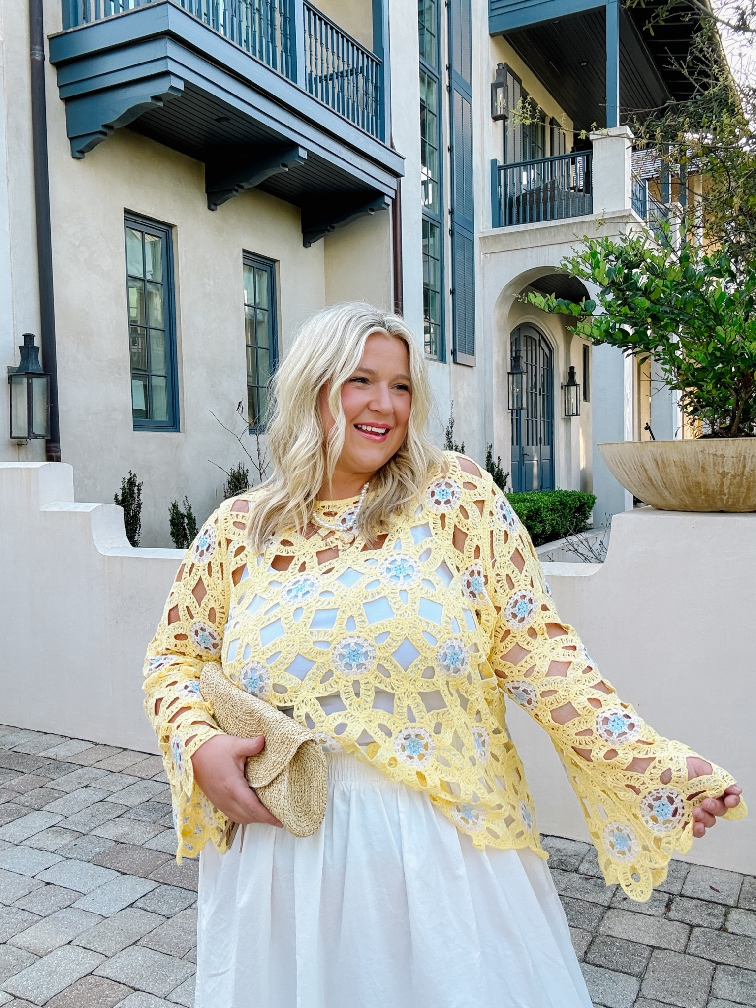 Wearing size 18-20 in the top, size 1x in the skirt! 🌼

#LTKootd #LTKMidsize #LTKPlusSize