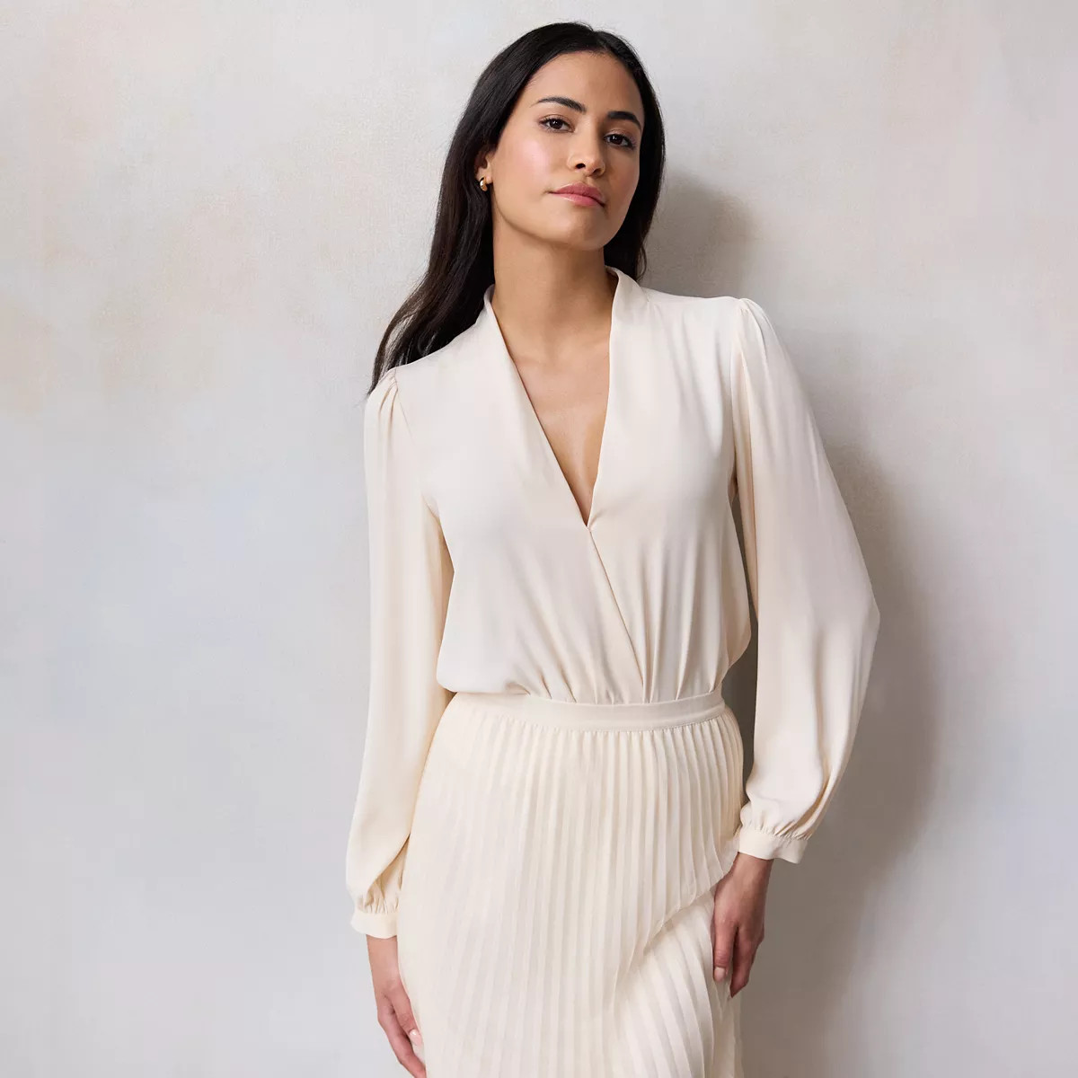 Women's LC Lauren Conrad Wrap Front Bodysuit | Kohl's