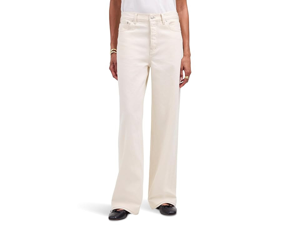 Madewell Low Slung Baggy In Vintage Ivory (Vintage Ivory) Women's Jeans | Zappos