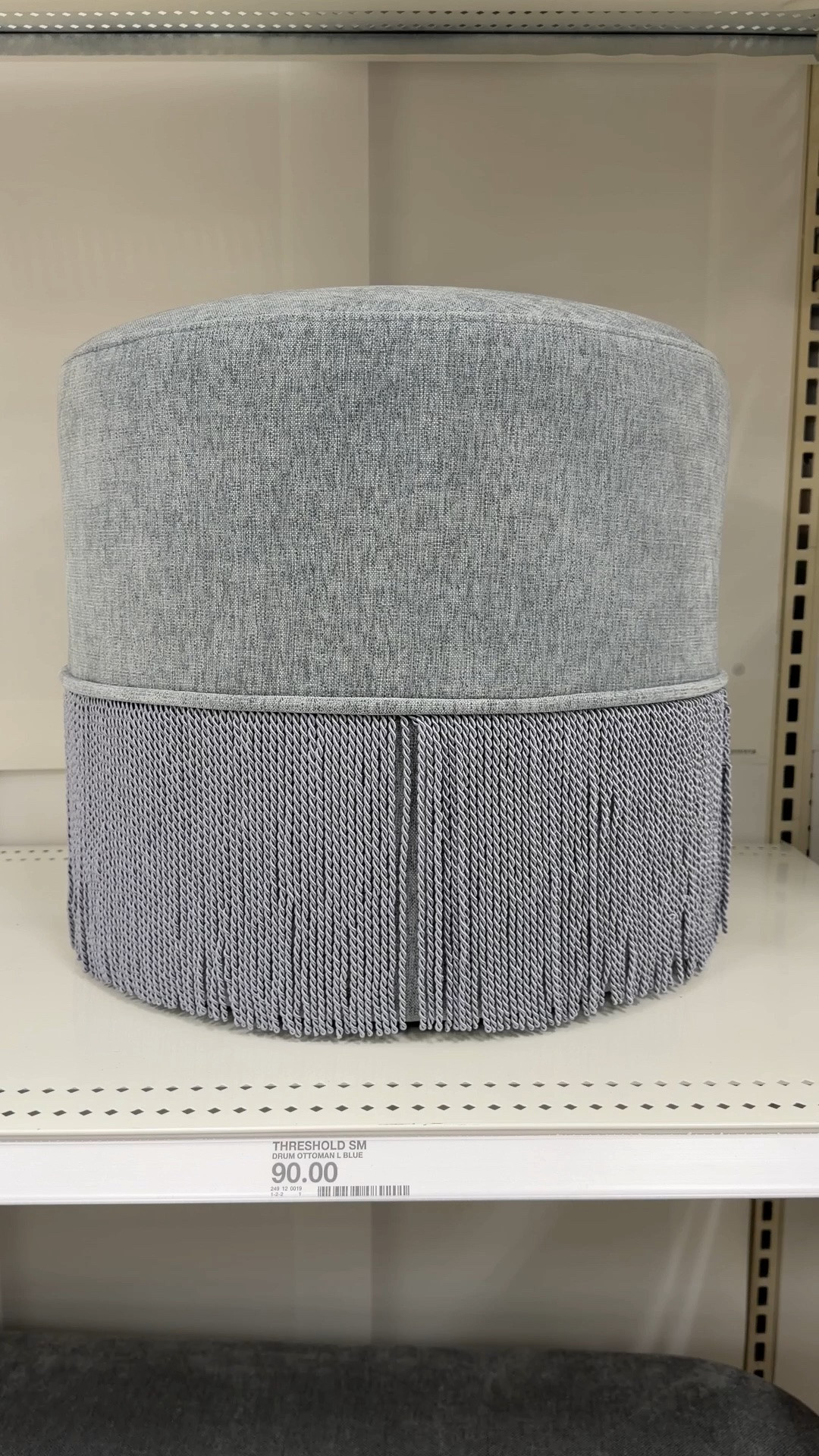 New at Target! 😍 The Threshold designed with Studio McGee Upholstered Drum Ottoman with Fringe is such a chic accent piece. ✨ I love the soft blue color, textured upholstery, and playful fringe detailing—it adds so much personality and charm to a space while still feeling elevated. 🩵 A beautiful way to add extra seating, a footrest, or simply a stylish accent to a living room or bedroom. Linked it here along with other chic ottoman finds! 💫 @Target #homedecor #ottoman #homeaccent

#LTKHome #LTKSaleAlert