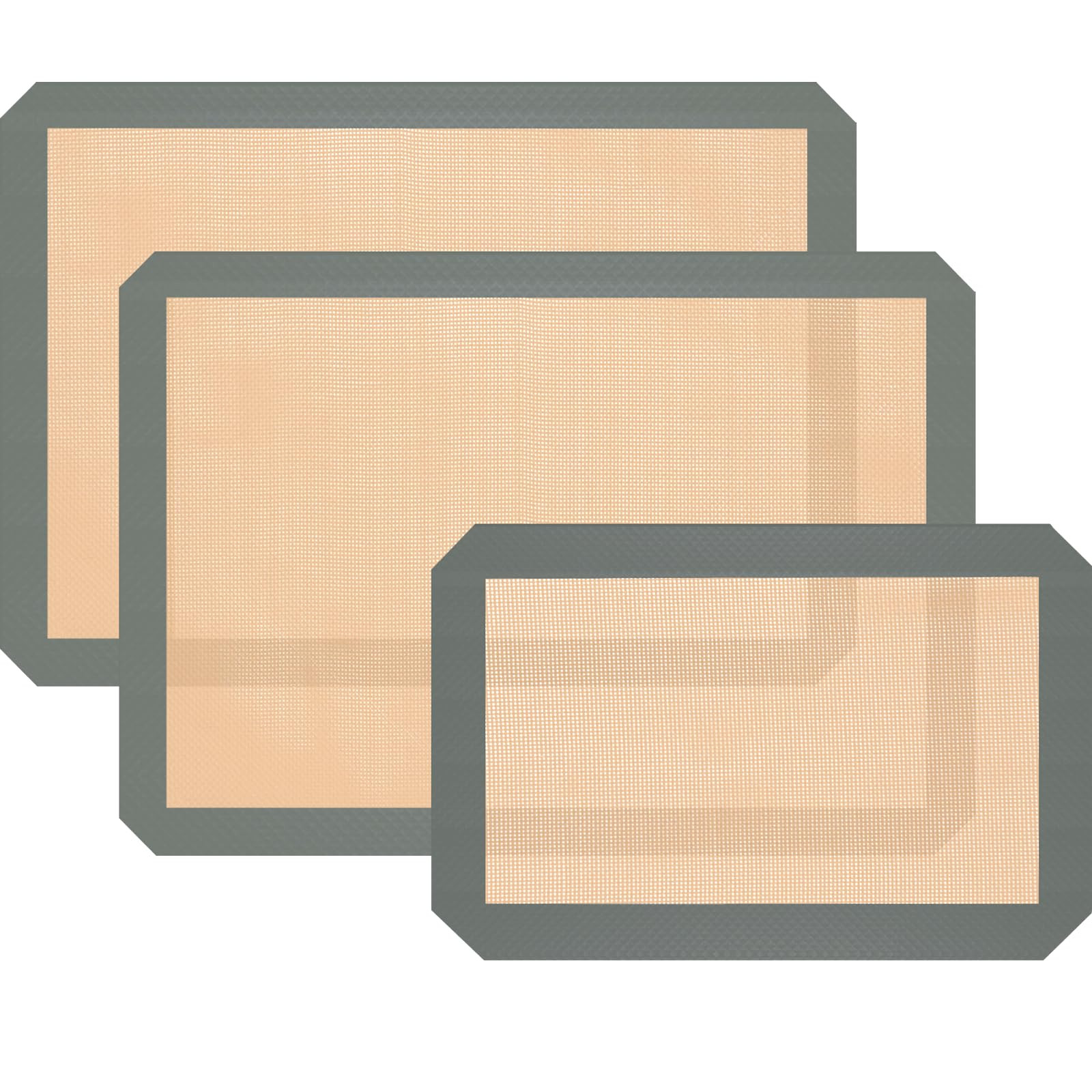 Silicone Baking Mat, 3 Pack Reusable Baking Mat, Non-Stick, Food Safe Silicone Mats for Baking, O... | Amazon (US)