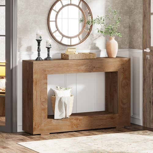 Tribesigns Farmhouse Console Table, 47 Inches Entryway Console Table with Storage, Industrial Hallway Accent Table for Living Room, Entrance | Amazon (US)