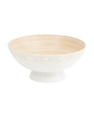 White Capiz Bowl With Stand | TJ Maxx