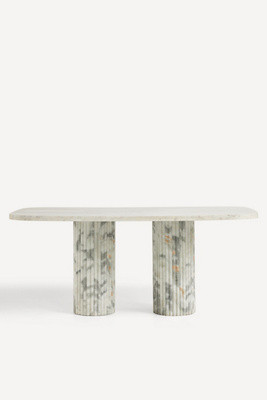 Kanta Rectangular 72" Marble Dining Table | Anthropologie (US)