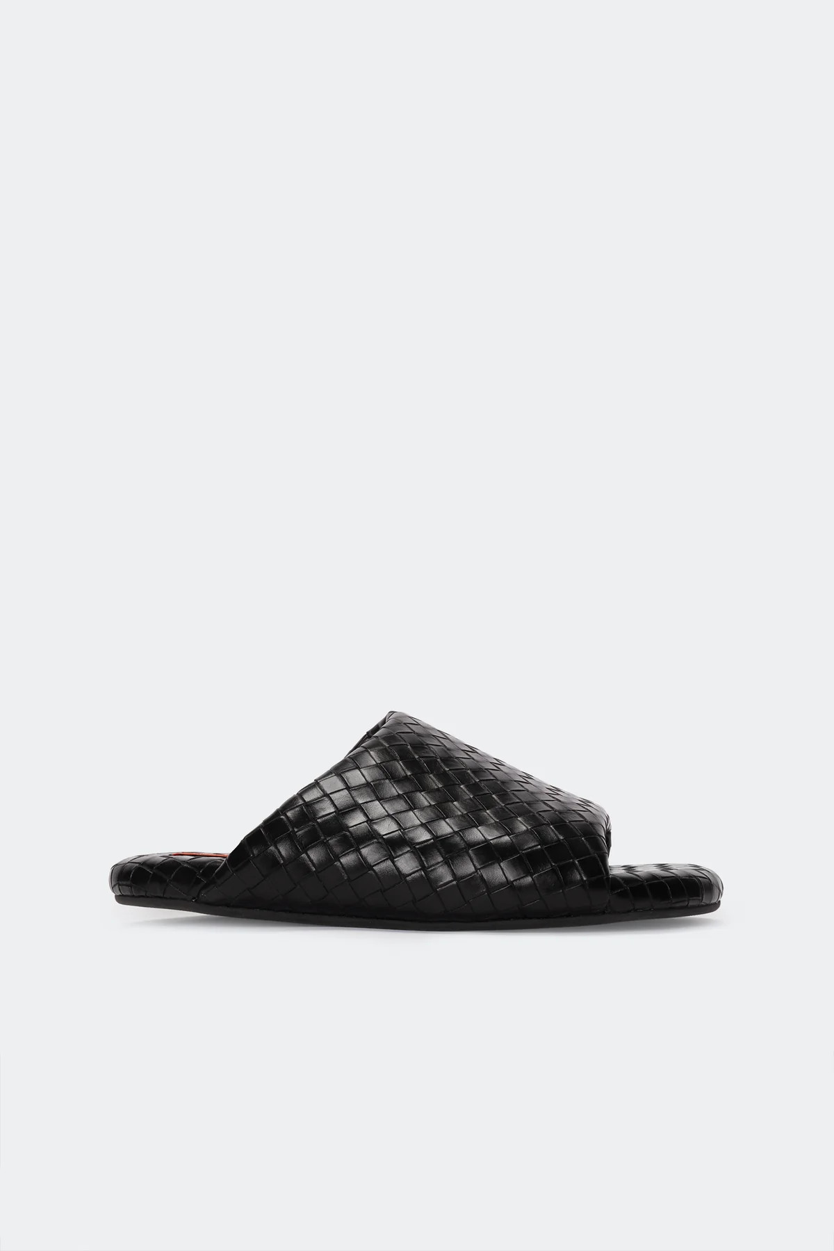 Woven
           Bubble Slide in Black | Simon Miller