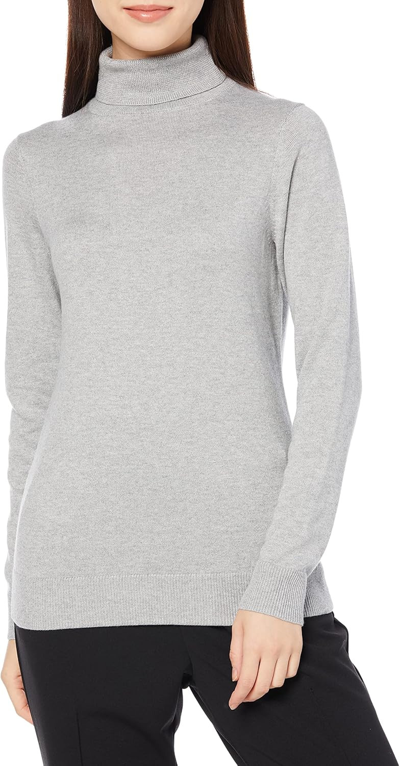 Amazon Essentials Women's Classic Fit Lightweight Long-Sleeve Turtleneck Sweater | Amazon (US)