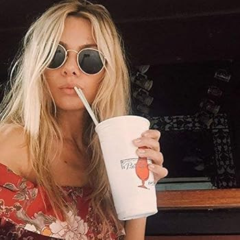 WearMe Pro - Reflective Lens Round Trendy Sunglasses | Amazon (US)