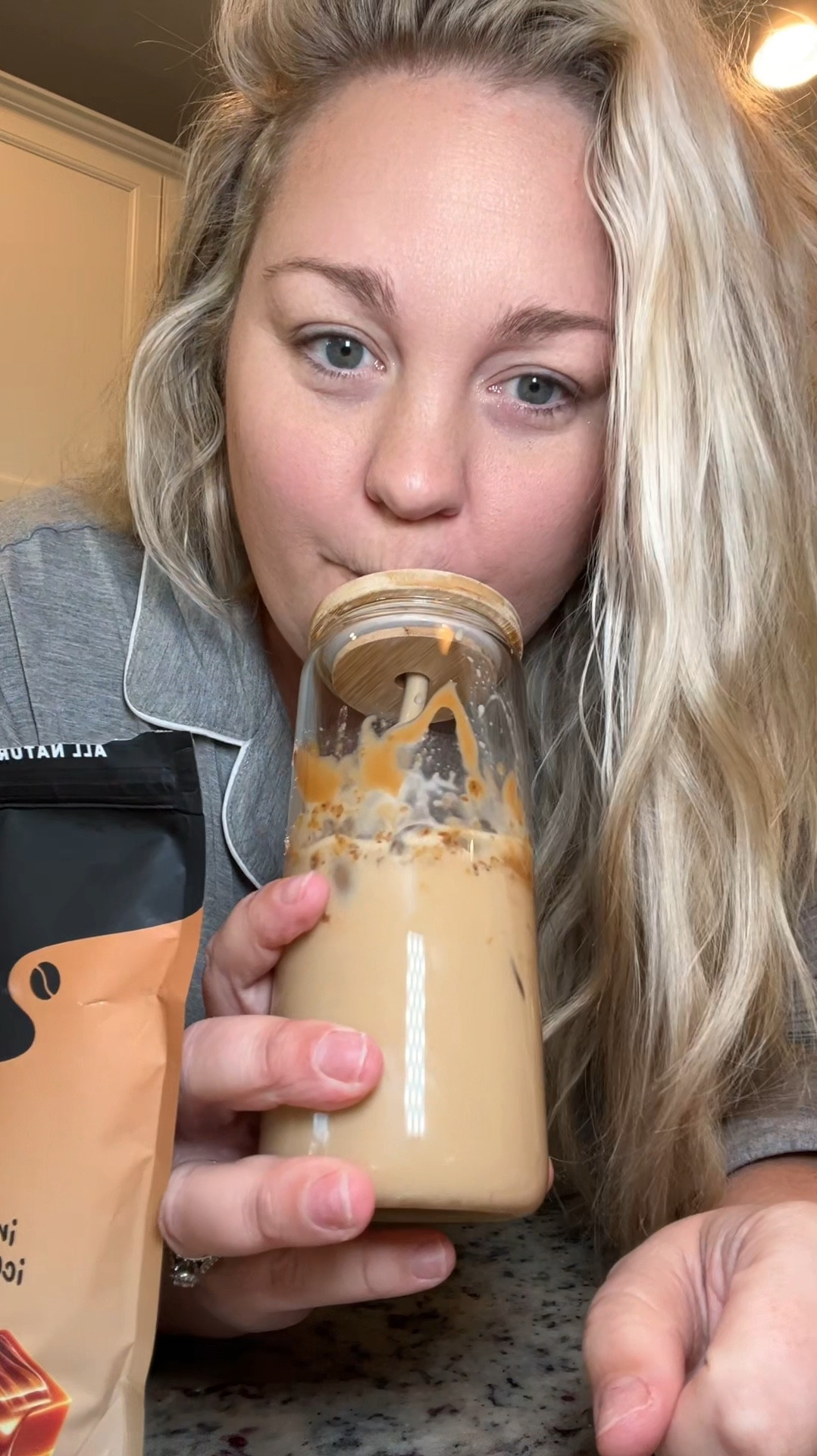 Just keeping it real on a Saturday morning with Bluey in the background and spots on my pjs 🙃

#foryou #sahm #creatorsearchinsights #christmas #momsofinstagram #coffee #coffeelover #proteincoffee @javvycoffee 

#LTKFitness #LTKGiftGuide #LTKSaleAlert