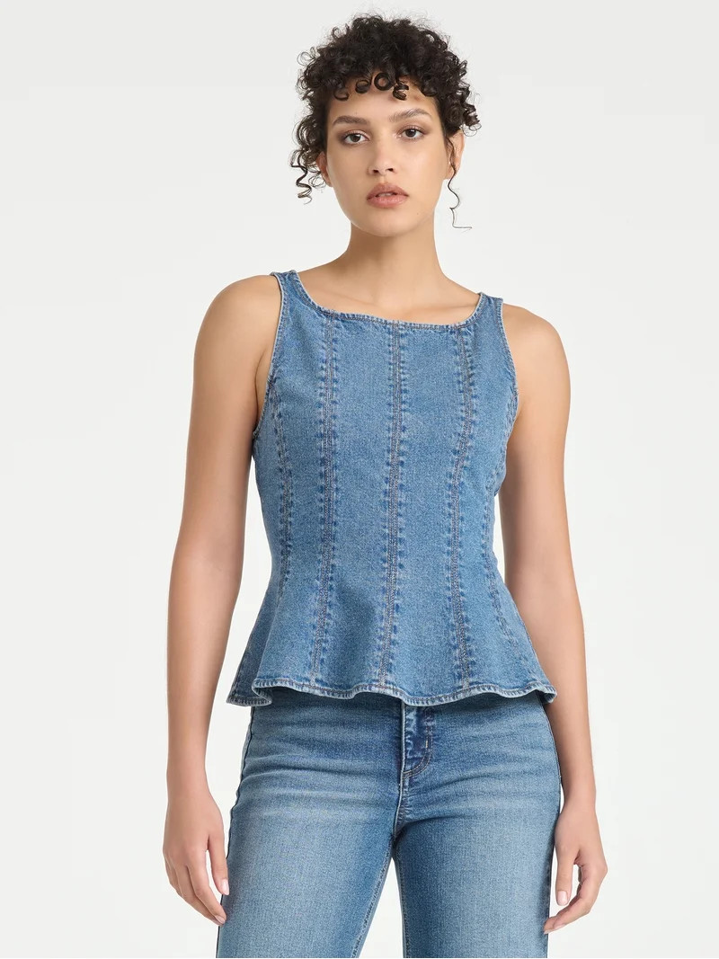 Sofia Vergara Women's Peplum Top, Sizes 0-20 | Walmart (US)